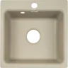 Мойка для кухни врезная Granfest Smart GF-SM430 43x43 см глубина чаши 17 см мрамор цвет песочный