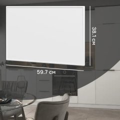 Фасад кухонного шкафа Инта 59.7x38.1 см KONSENSA МДФ цвет белый