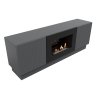 Тумба с биокамином Firelight BFP/P-1400L графит