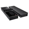 Конвектор внутрипольный Royal Thermo ATRIUM TURBO-150/400/2300-DG-U-BL
