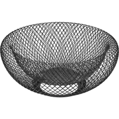 Корзина для фруктов Vidage 22 см металл черный