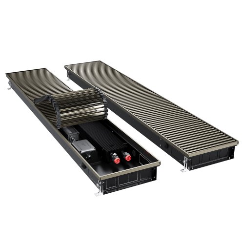 Конвектор внутрипольный Royal Thermo ATRIUM TURBO-80/250/2300-DG-U-LB