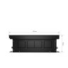 Конвектор внутрипольный Royal Thermo ATRIUM TURBO-90/250/1100-DG-U-BL