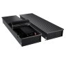 Конвектор внутрипольный Royal Thermo ATRIUM TURBO-150/400/2900-DG-U-BL