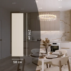 Фальшпанель для кухонного шкафа Онега Кашемир 58x214 см KONSENSA ЛДСП цвет бежевый